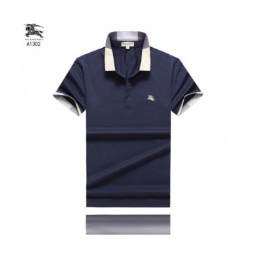 [버버리]Burberry 2020 Mens Logo Cotton Short Sleeved Polo Tshirts - 버버리 2020 남성 로고 코튼 폴로 반팔티 Bur02977x.Size(m 