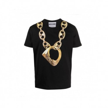 [모스키노]Moschino 2020 Mm/Wm Logo Cotton Short Sleeved Tshirts - 모스키노 2020 남자 로고 코튼 반팔티 Mos0103x.Size(s 