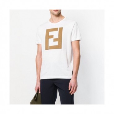 [펜디]Fendi 2020 Mens Logo Casual Short Sleeved Tshirts - 펜디 2020 남성 로고 캐쥬얼 코튼 반팔티 Fen0802x.Size(s 