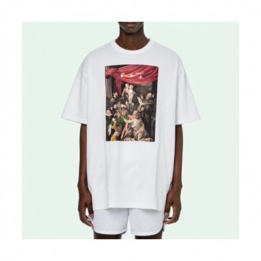 [오프화이트]Off-white 2020 Mm/Wm Printing Logo Crew 