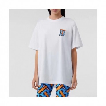 Burberry Mm/Wm Logo Cotton Short Sleeved Tshirts - 버버리 2020 남/녀 로고 코튼 반팔티 Bur02870x.Size(xs 