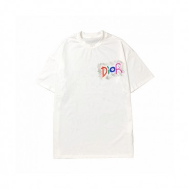 [디올]Dior 2020 Mens Casual Crew-neck Short Sleeved Tshirts 