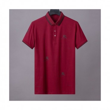 [버버리]Burberry 2020 Mens Logo Cotton Short Sleeved Polo Tshirts - 버버리 2020 남성 로고 코튼 폴로 반팔티 Bur02857x.Size(m 