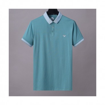 [알마니]Armani 2020 Mens Logo Silket Short Sleeved Tshirts - 알마니 2020 남성 로고 실켓 반팔티 Arm0732x.Size(m 