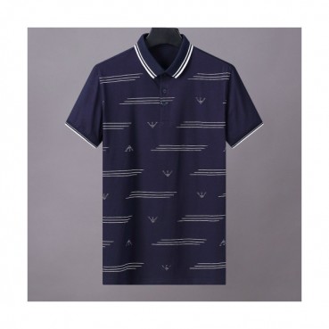 [알마니]Armani 2020 Mens Logo Silket Short Sleeved Tshirts - 알마니 2020 남성 로고 실켓 반팔티 Arm0730x.Size(m 