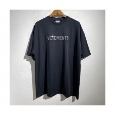 [베트멍]Vetements 2020 Mm/Wm Printing Logo Cotton Short Sleeved Oversize Tshirts - 베트멍 2020 남/녀 프린팅 로고 코튼 오버사이즈 반팔티 Vet0088x.Size(2xs 