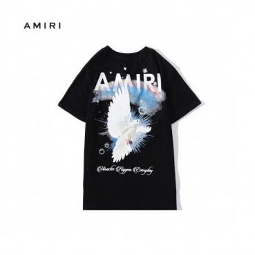 Amiri 2020 Mm/Wm Logo Cotton Short Sleeved Tshirts - 아미리 2020 남/녀 로고 코튼 반팔티 Ami0106x.Size(s 