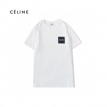 Celine Unisex Hedi Slimane Tshirts - 셀린느 남/녀 반팔티 Cel72x