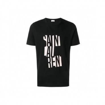 Saint Laurent 2020 Mens Logo Cotton Short Sleeved Tshirs - 입생로랑 2020 남성 로고 코튼 반팔티 Ysl0086x.Size(s 