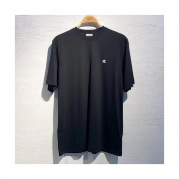 Celine 2020 Mm/Wm Hedi Slimane Logo Cotton Short Sleeved Tshirts - 셀린느 2020 남/녀 로고 코튼 반팔티 Cel0070x.Size(m 
