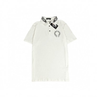 [크롬하츠]Chrome hearts 2020 Mens Logo Casual Short Sleeved Polo Tshirts - 크롬하츠 2020 남성 로고 캐쥬얼 폴로 반팔티 Chr0275x.Size(s 