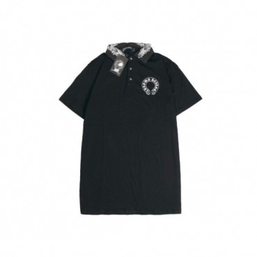 [크롬하츠]Chrome hearts 2020 Mens Logo Casual Short Sleeved Polo Tshirts - 크롬하츠 2020 남성 로고 캐쥬얼 폴로 반팔티 Chr0274x.Size(s 