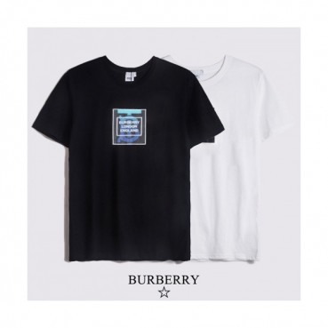 [버버리]Burberry 2020 Mm/Wm Logo Cotton Short Sleeved Tshirts - 버버리 2020 남/녀 로고 코튼 반팔티 Bur02829x.Size(s 