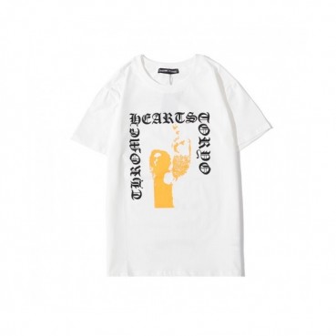 [크롬하츠]Chrome hearts 2020 Mens Logo Casual Short Sleeved Tshirts - 크롬하츠 2020 남성 로고 캐쥬얼 반팔티 Chr0272x.Size(s 