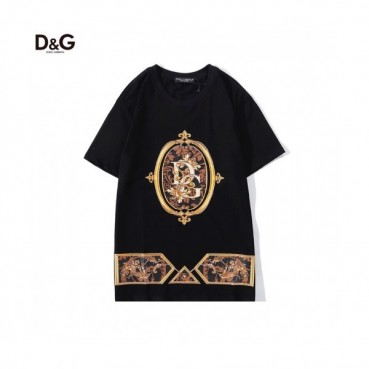 [돌체앤가바나]Dolce&Gabbana 2020 Mens Logo Silket Short Sleeved Tshirts - 돌체앤가바나 2020 남성 로고 실켓 반팔티 Dol0292x.Size(s 