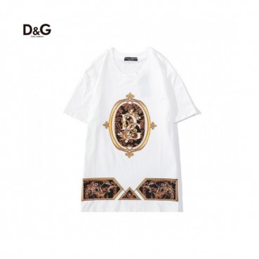 [돌체앤가바나]Dolce&Gabbana 2020 Mens Logo Silket Short Sleeved Tshirts - 돌체앤가바나 2020 남성 로고 실켓 반팔티 Dol0291x.Size(s 