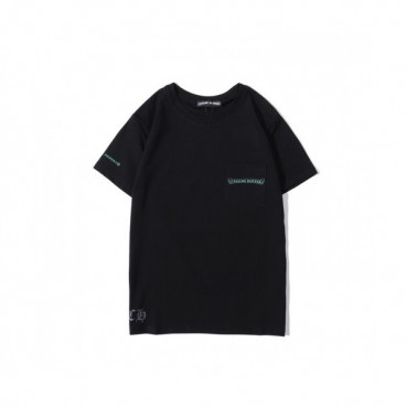 [크롬하츠]Chrome hearts 2020 Mens Logo Casual Short Sleeved Tshirts - 크롬하츠 2020 남성 로고 캐쥬얼 반팔티 Chr0268x.Size(s 