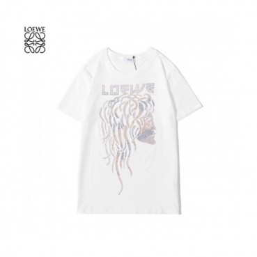 [로에베]Loewe 2020 Mm/Wm Smile Short Sleeved Tshirts - 로에베 2020 남자 스마일 실켓 반팔티 Loe0280x.Size(s 