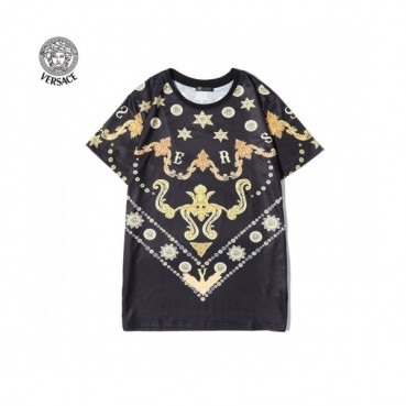 [베르사체]Versace 2020 Mens Logo Short Sleeved Tshirts - 베르사체 2020 남성 메두사 반팔티 Ver0676x.Size(s 