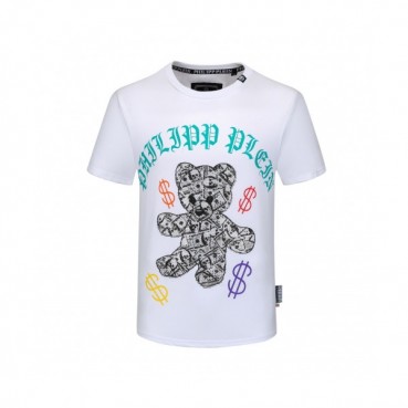 [필립플레인]Philipp-plein 2020 Mens Logo Cotton Short Sleeved Tshirts 