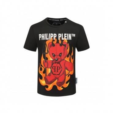 [필립플레인]Philipp-plein 2020 Mens Logo Cotton Short Sleeved Tshirts 