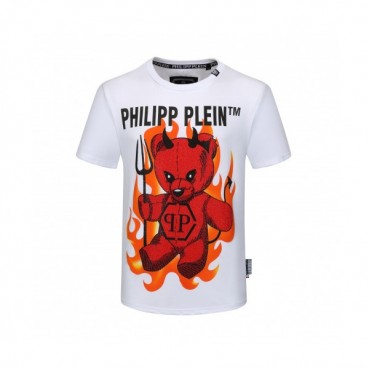 [필립플레인]Philipp-plein 2020 Mens Logo Cotton Short Sleeved Tshirts 