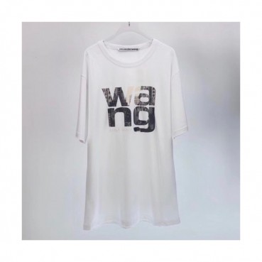 [매장판]Alexsander Wang 2020 Mm/Wm Logo Cotton Short Sleeved Tshirts - 알렉산더왕 2020 남/녀 로고 코튼 반팔티 Alw0130x.Size(xs  