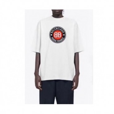 [발렌시아가]Balenciaga 2020 Mm/Wm Logo Cotton Short Sleeved Tshirts - 발렌시아가 2020 남자 로고 오버사이즈 코튼 반팔티 Bal0691x.Size(xs 