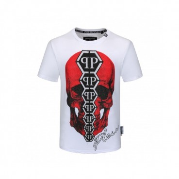 [필립플레인]Philipp-plein 2020 Mens Logo Cotton Short Sleeved Tshirts 