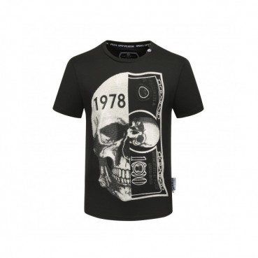 [필립플레인]Philipp-plein 2020 Mens Logo Cotton Short Sleeved Tshirts 