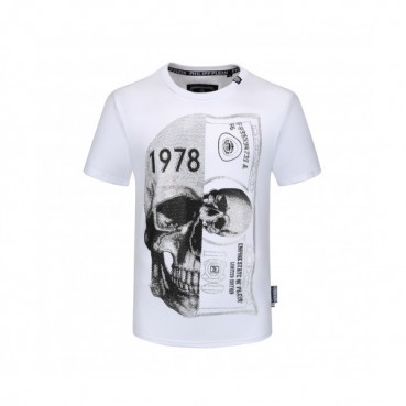 [필립플레인]Philipp-plein 2020 Mens Logo Cotton Short Sleeved Tshirts 
