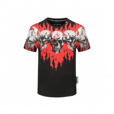 [필립플레인]Philipp-plein 2020 Mens Logo Cotton Short Sleeved Tshirts 