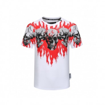 [필립플레인]Philipp-plein 2020 Mens Logo Cotton Short Sleeved Tshirts 