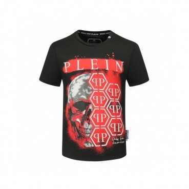 [필립플레인]Philipp-plein 2020 Mens Logo Cotton Short Sleeved Tshirts 