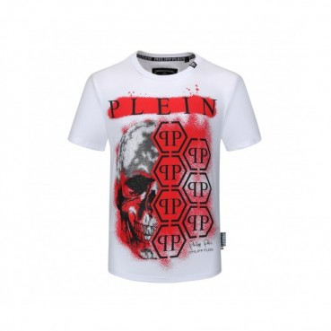 [필립플레인]Philipp-plein 2020 Mens Logo Cotton Short Sleeved Tshirts 