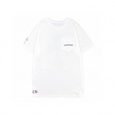 [크롬하츠]Chrome hearts 2020 Mens Logo Casual Short Sleeved Tshirts - 크롬하츠 2020 남성 로고 캐쥬얼 반팔티 Chr0254x.Size(s 
