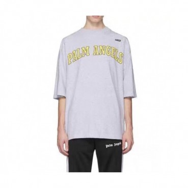 [팜 엔젤스]Palm Angels 2020 Mm/Wm Logo Cotton Short Sleeved Tshirts - 팜 엔젤스 2020 남/녀 로고 코튼 반팔티셔츠 Pam0171x.Size(s 