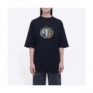 [발렌시아가]Balenciaga 2020 Mm/Wm Logo Cotton Short Sleeved Tshirts - 발렌시아가 2020 남자 로고 오버사이즈 코튼 반팔티 Bal0679x.Size(xs 