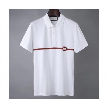 [매장판]Gucci 2020 Mens Logo Short Sleeved Polo Tshirts - 구찌 2020 남성 로고 폴로 반팔티 Guc02909x.Size(m 