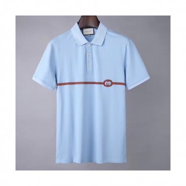 [매장판]Gucci 2020 Mens Logo Short Sleeved Polo Tshirts - 구찌 2020 남성 로고 폴로 반팔티 Guc02907x.Size(m 