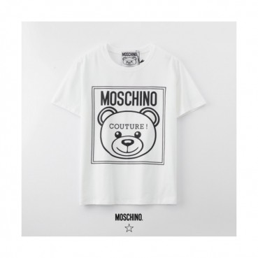 [모스키노]Moschino 2020 Mm/Wm Logo Cotton Short Sleeved Tshirts - 모스키노 2020 남자 로고 코튼 반팔티 Mos0095x.Size(s 