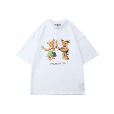 [팜 엔젤스]Palm Angels 2020 Mm/Wm Logo Cotton Short Sleeved Tshirts - 팜 엔젤스 2020 남/녀 로고 코튼 반팔티셔츠 Pam0167x.Size(s 