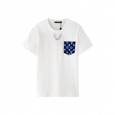 [루이비통]Louis vuitton 2020 Mens Logo Short Sleeved Tshirts - 루이비통 2020 남성 로고 반팔티 Lou02054x.Size(s 