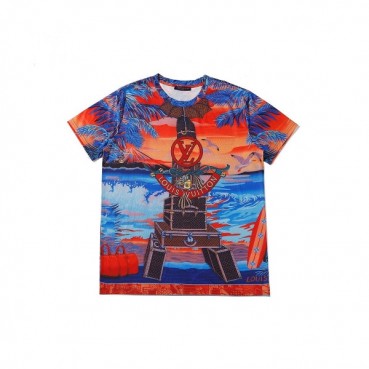 [루이비통]Louis vuitton 2020 Mens Logo Short Sleeved Tshirts - 루이비통 2020 남성 로고 반팔티 Lou02045x.Size(m 