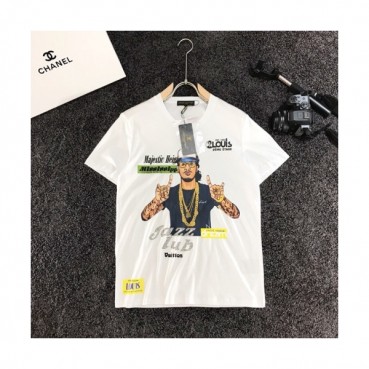 Louis vuitton 2020 Mens Logo Cotton Short Sleeved Tshirts - 루이비통 2020 남성 로고 코튼 반팔티 Lou02041x.Size(s 