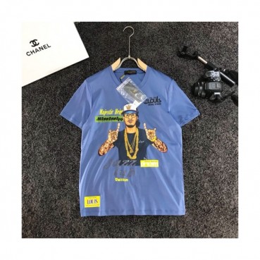 Louis vuitton 2020 Mens Logo Cotton Short Sleeved Tshirts - 루이비통 2020 남성 로고 코튼 반팔티 Lou02042x.Size(s 