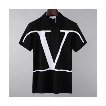 [발렌티노]Valentino 2020 Mens Logo Short Sleeved Polo Tshirts - 발렌티노 2020 남성 로고 폴로 반팔티 Val0422x.Size(m 