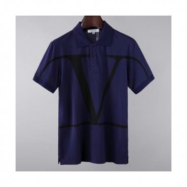 [발렌티노]Valentino 2020 Mens Logo Short Sleeved Polo Tshirts - 발렌티노 2020 남성 로고 폴로 반팔티 Val0421x.Size(m 