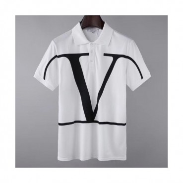 [발렌티노]Valentino 2020 Mens Logo Short Sleeved Polo Tshirts - 발렌티노 2020 남성 로고 폴로 반팔티 Val0415x.Size(m 