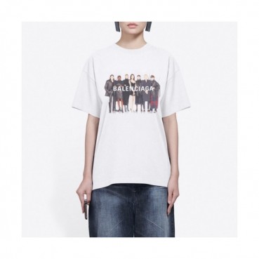 [발렌시아가]Balenciaga 2020 Mm/Wm Logo Cotton Short Sleeved Tshirts - 발렌시아가 2020 남자 로고 오버사이즈 코튼 반팔티 Bal0669x.Size(xs 